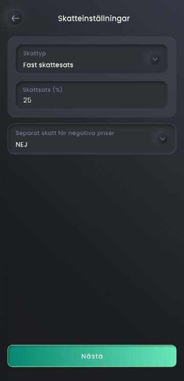 Köp: skattesats 25.